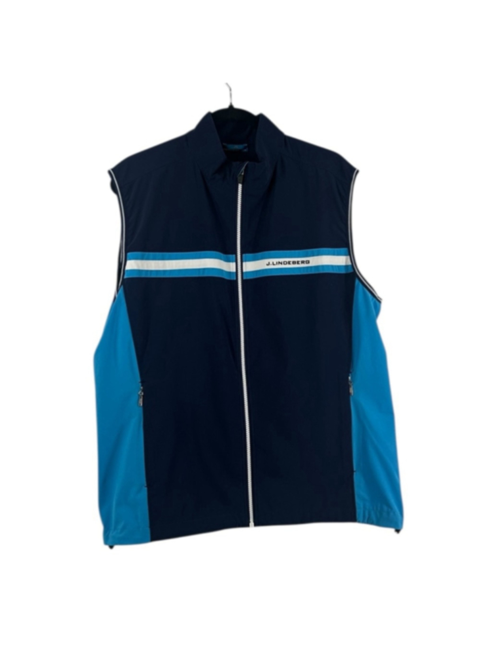J.Lindeberg vest golf vest Deep Blue Coat sports outdoors sz xl